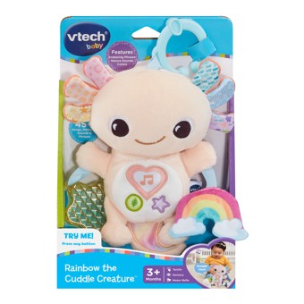 VTech Baby Rainbow the Cuddle Creature Plush With Textures